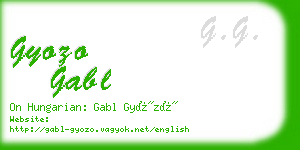 gyozo gabl business card